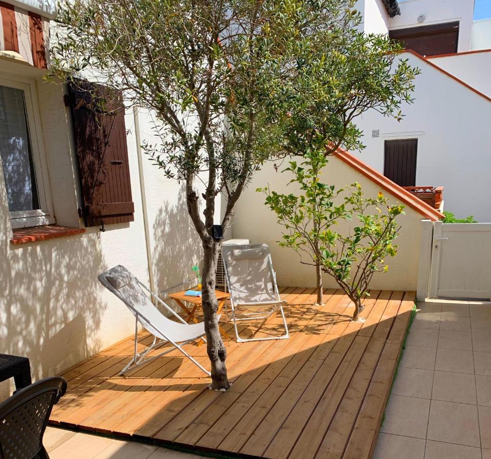 Ferienwohnung Les Marines III - Tout Confort - Tout Equipe - En Bord De Mer - Avec Jardin - Proche Commerces Et Animations Le Barcarès Exterior foto
